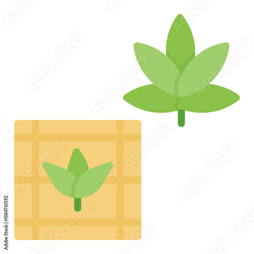Hashish icon vector image. Can be used for Addiction.