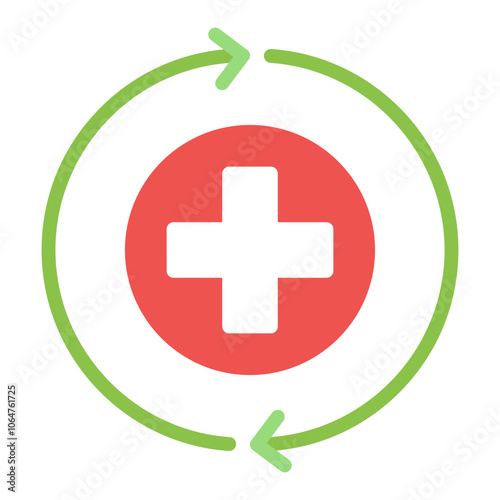 Recovery icon vector image. Can be used for Addiction.