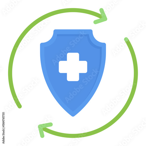 Relapse Prevention icon vector image. Can be used for Addiction.