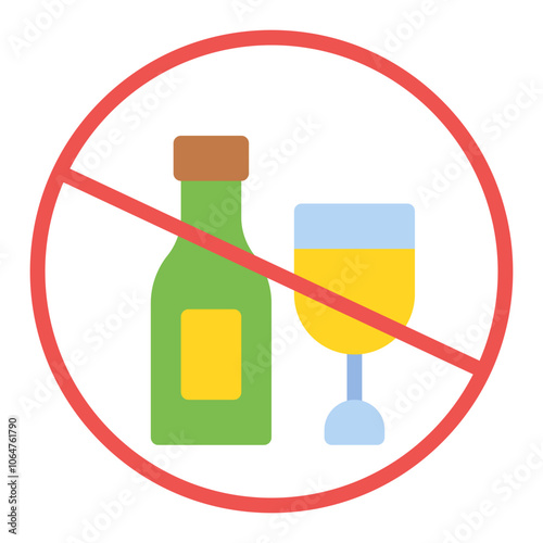 Sober icon vector image. Can be used for Addiction.