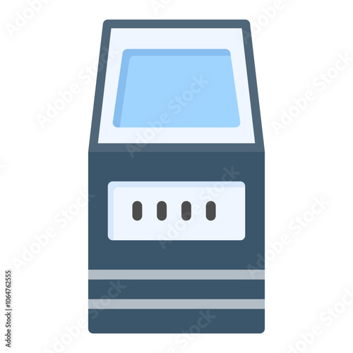 Service Terminals icon vector image. Can be used for Cyberpunk.