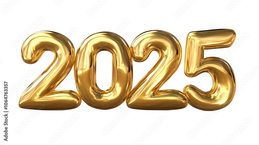 2025 numbers, transparent pictures, cutouts, New Year 2025 numbers, transparent pictures, cutouts, New Year