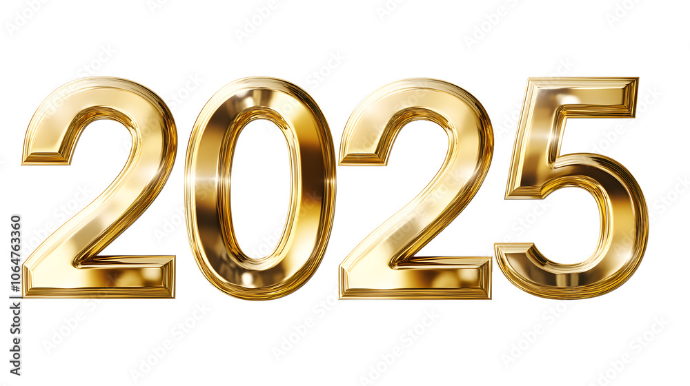 2025 numbers, transparent pictures, cutouts, New Year 2025 numbers, transparent pictures, cutouts, New Year
