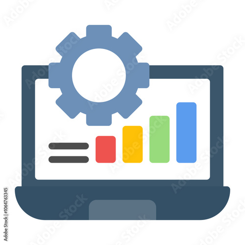 Data Processor icon vector image. Can be used for Compliance And Regulation.