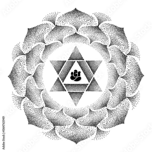 lord ganesha sanskrit shlok - vakratund mahakay suryakoti samprabh nirvighnam kurume dev sarvkareshu sarvada in hindi calligraphy