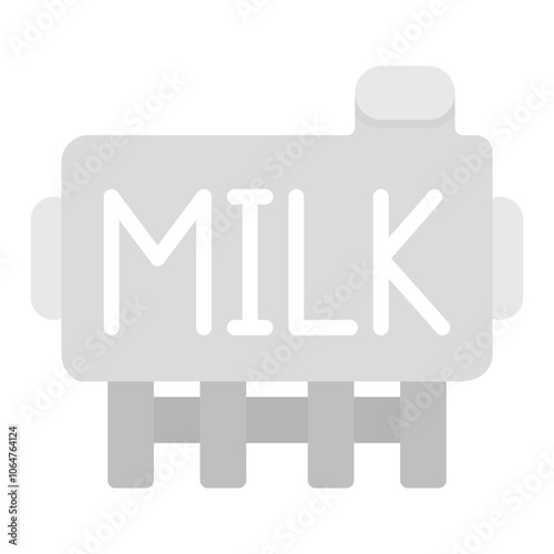 Milk Tank icon vector image. Can be used for Agriculture.