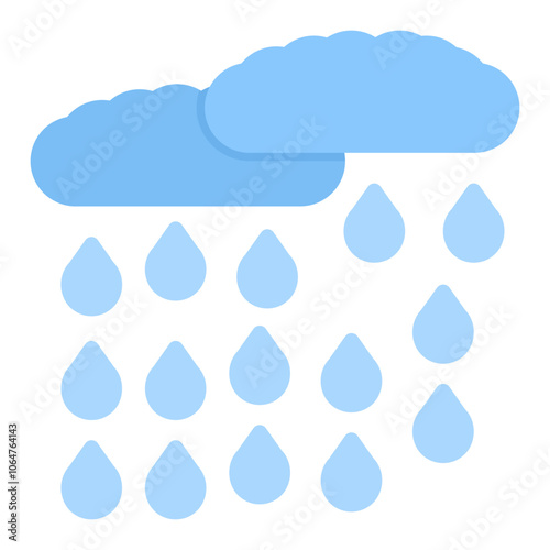 Raining icon vector image. Can be used for Agriculture.