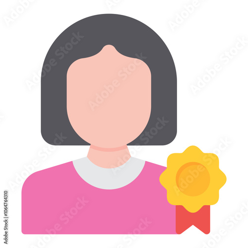 Ambassador icon vector image. Can be used for Video Blog.