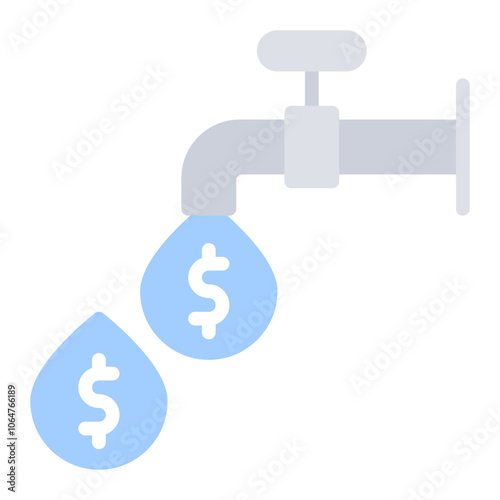 Liquidity icon vector image. Can be used for Credit And Loan.