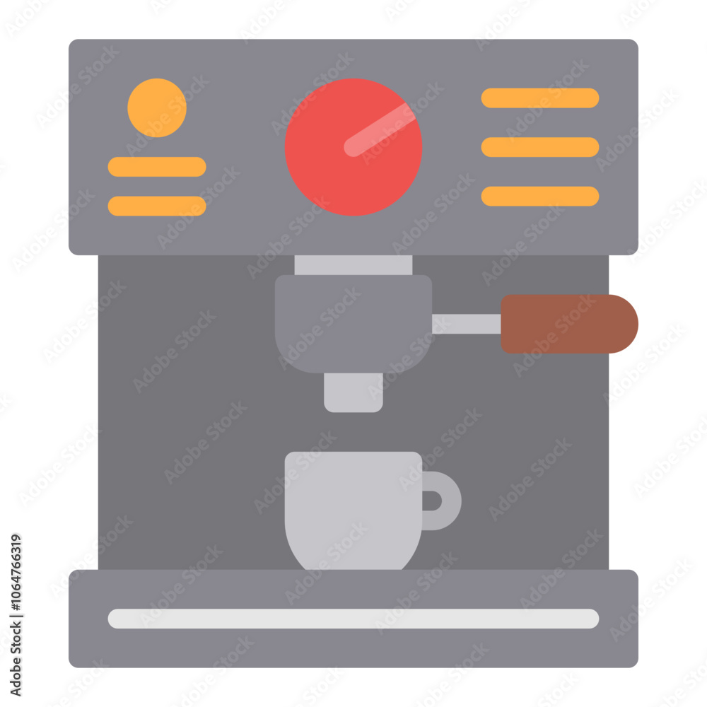 Coffee Machine icon vector image. Can be used for Bar. Coffee Machine icon vector image. Can be used for Bar.