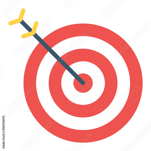 Dartboard icon vector image. Can be used for Bar.