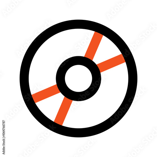 Free Download cd line color icon - GFXLoad