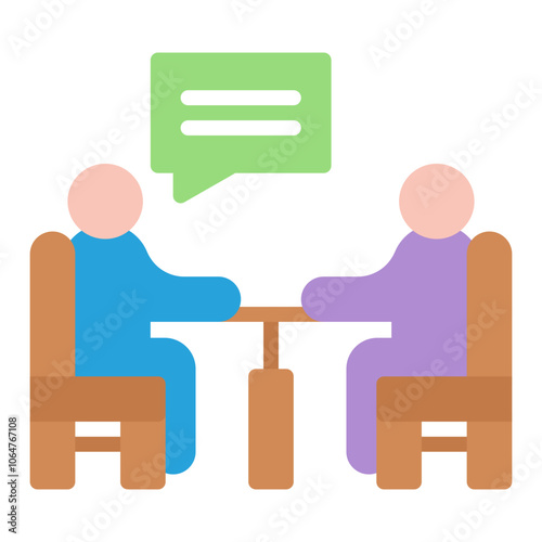 Consultation icon vector image. Can be used for Cosmetology.
