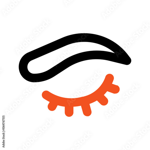 eyebrow line color icon