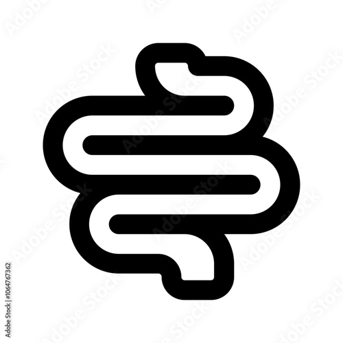 intestine line color icon