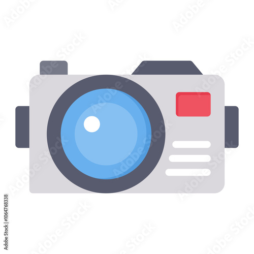 Camera icon vector image. Can be used for Crime Investigation.