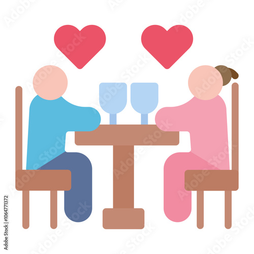 Dating icon vector image. Can be used for Archeology.