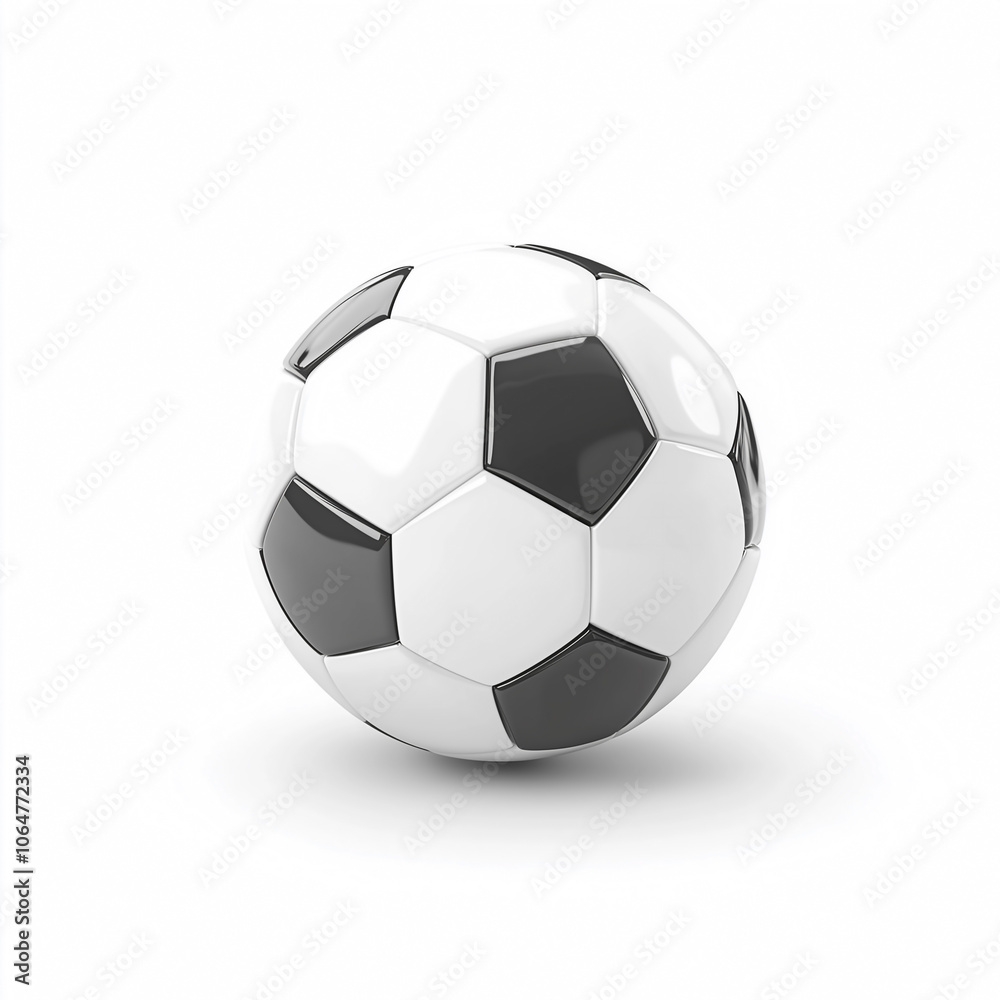 Soccer football ball on a white background Soccer football ball on a white background