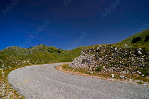 Campitello Matese,la strada panoramica SP106,Campobasso,Molise,Italia photo