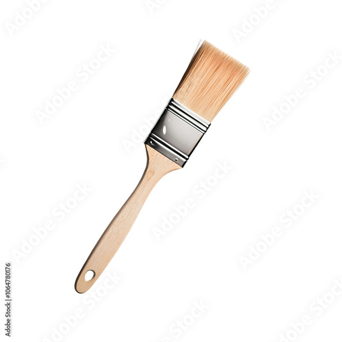 Exploring the Essence of Creativity with a Sturdy Wooden Brush, Ideal for Masterpieces in Painting and Crafting, Radiating Potential and Artistic Spirit Each Stroke Inspires Joy photo