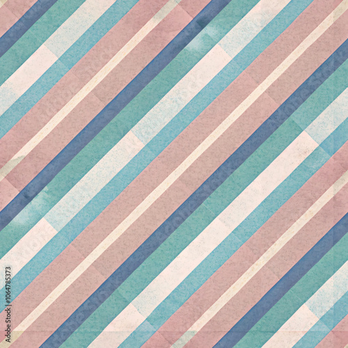 Free Download Colorful striped pattern with a vintage feel, featuring seamless lines and a grunge texture, perfect for wallpaper or textile design - GFXLoad