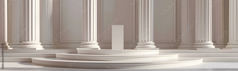 Background podium column 3d roman luxury greek white ancient display product classic. Podium platform background column pillar stage minimal stand beauty design greece render scene plant cosmetic rome Background podium column 3d roman luxury greek white ancient display product classic. Podium platform background column pillar stage minimal stand beauty design greece render scene plant cosmetic rome