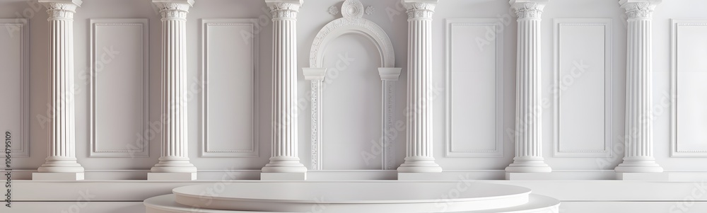 Background podium column 3d roman luxury greek white ancient display product classic. Podium platform background column pillar stage minimal stand beauty design greece render scene plant cosmetic rome Background podium column 3d roman luxury greek white ancient display product classic. Podium platform background column pillar stage minimal stand beauty design greece render scene plant cosmetic rome