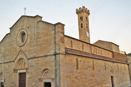 Obraz na płótnie Fiesole, la Cattedrale di San Romolo (Firenze) Toscana w salonie