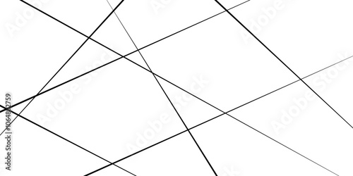 Random chaotic lines. Abstract geometric pattern. Outline monochrome texture. A colorful Abstract luxury geometric random chaotic lines with many squares and triangles shape background.