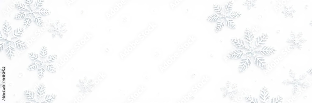 Delicate snowflake pattern on white background with intricate details and crystal formations, ornate, snowflakes, icy Delicate snowflake pattern on white background with intricate details and crystal formations, ornate, snowflakes, icy