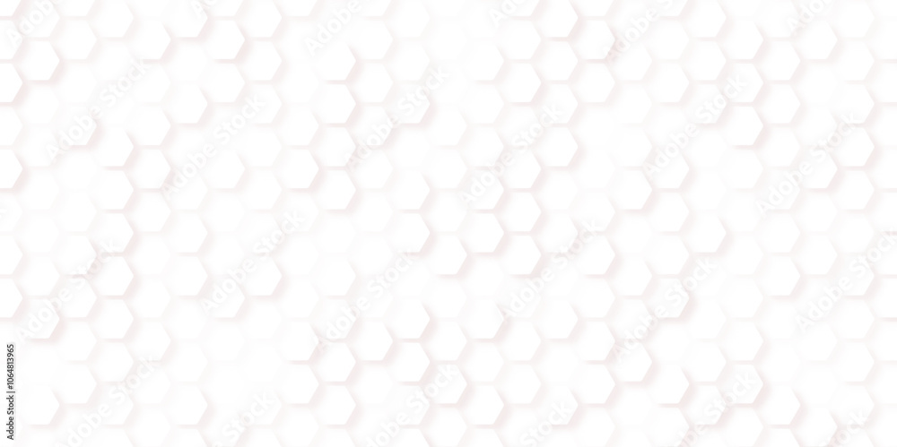 Abstract cube hexagon shape background. Vector banner design. Hexagons pattern. Geometric abstract background with simple hexagonal elements.