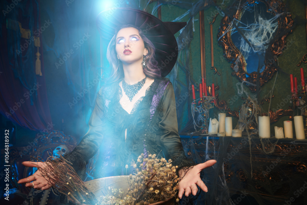 enchanting witch sorceress enchanting witch sorceress