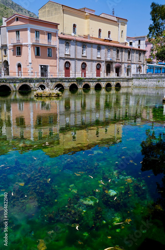 Castello Pandone, lavatoio e peschiera di Venafro, Isernia, Molise, Italia