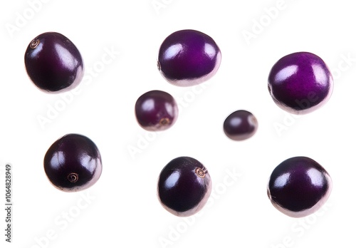 Purple Berries Floating