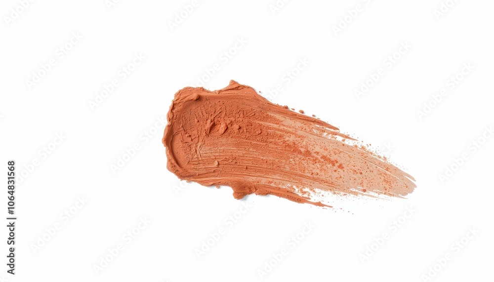 Eyeshadow sample isolated on white background. Eyeshadow sample isolated on white background.