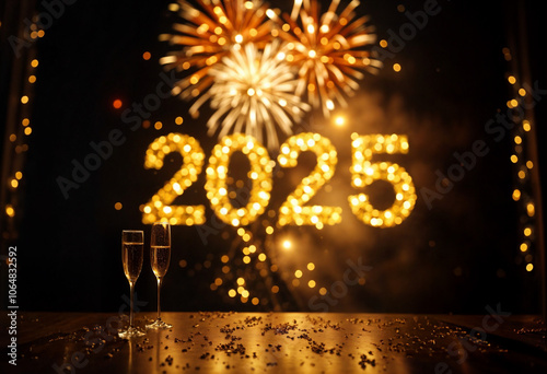 Brindisi al 2025- Scintille e Champagne per un Nuovo Inizio