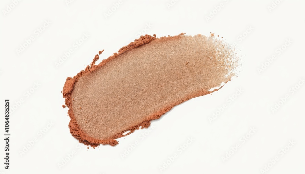 Eyeshadow sample isolated on white background. Eyeshadow sample isolated on white background.