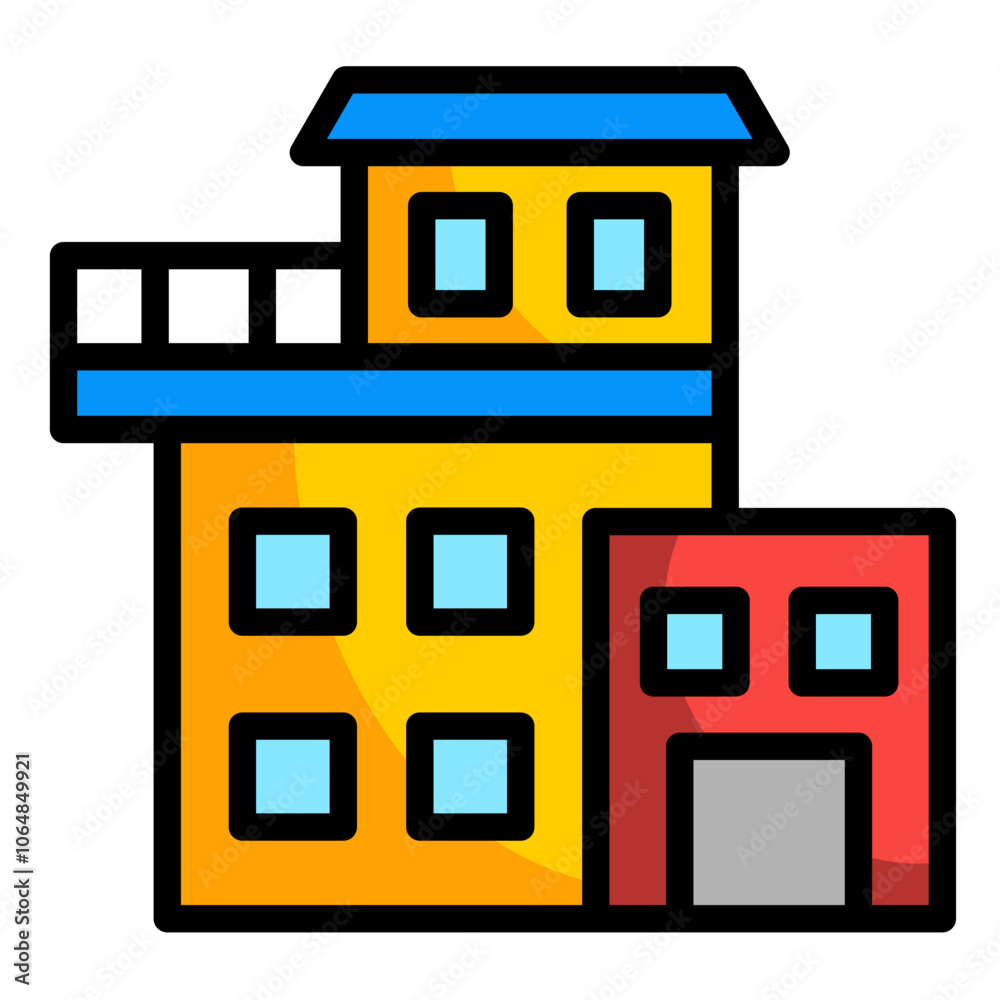 Hidden Rooftops Icon Hidden Rooftops Icon