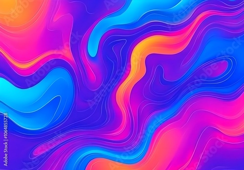 Abstract Liquid Swirl Background