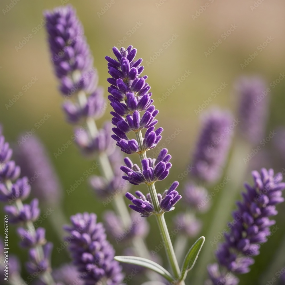 Fototapeta premium Close-Up of Lavender Blooms