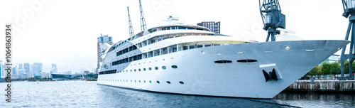 A Superyacht Which Is Home TO Passengers Living A Wealthy Life