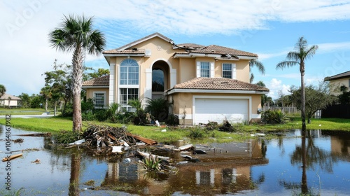 Flood Damage to House