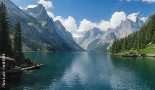 beautiful lake background