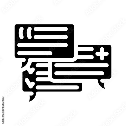 medical consultation cancer treatment glyph icon vector. medical consultation cancer treatment sign. isolated symbol illustration