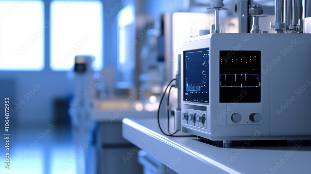 technician calibrating medical equipment