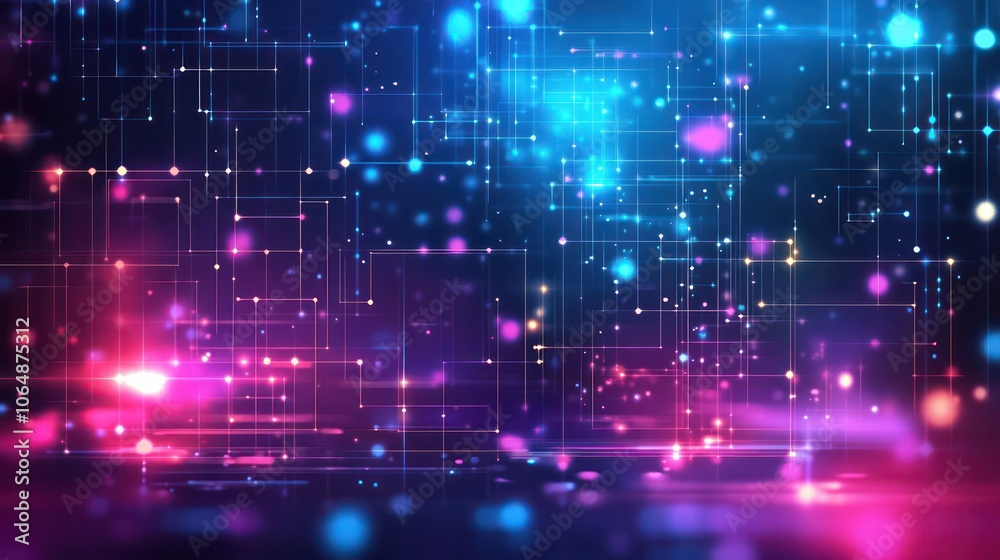 Futuristic backgrounds with glowing grids and geometric patterns for digital art. Illustrations Futuristic backgrounds with glowing grids and geometric patterns for digital art. Illustrations