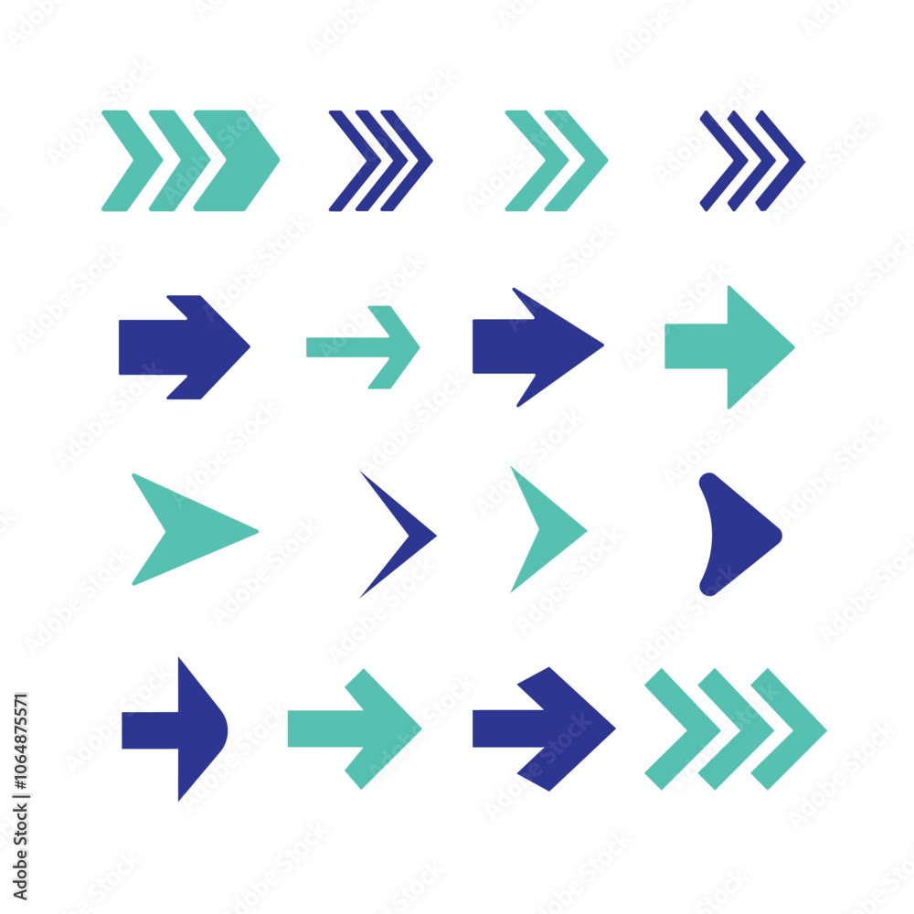 Infographic arrows icon
