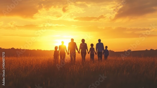 Grandparents and grandchildren forming bonds that span across generations.