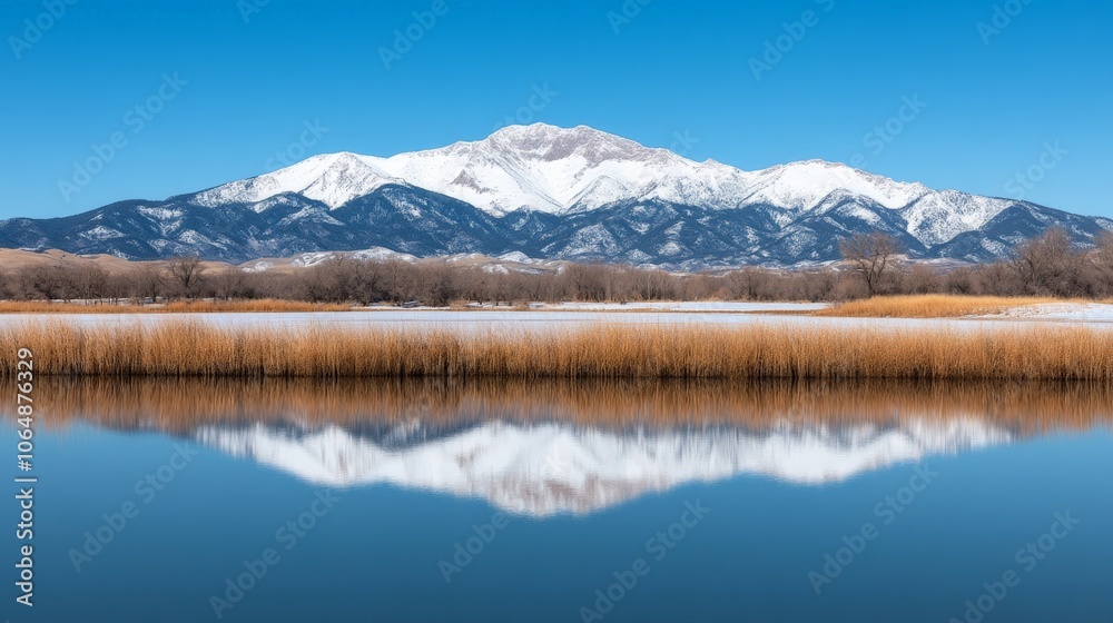 custom made wallpaper toronto digitalMajestic Mountain Reflection 