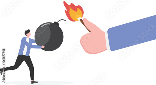 The trigger of a crisis or danger that facilitates the outbreak of a crisis or risk, 
